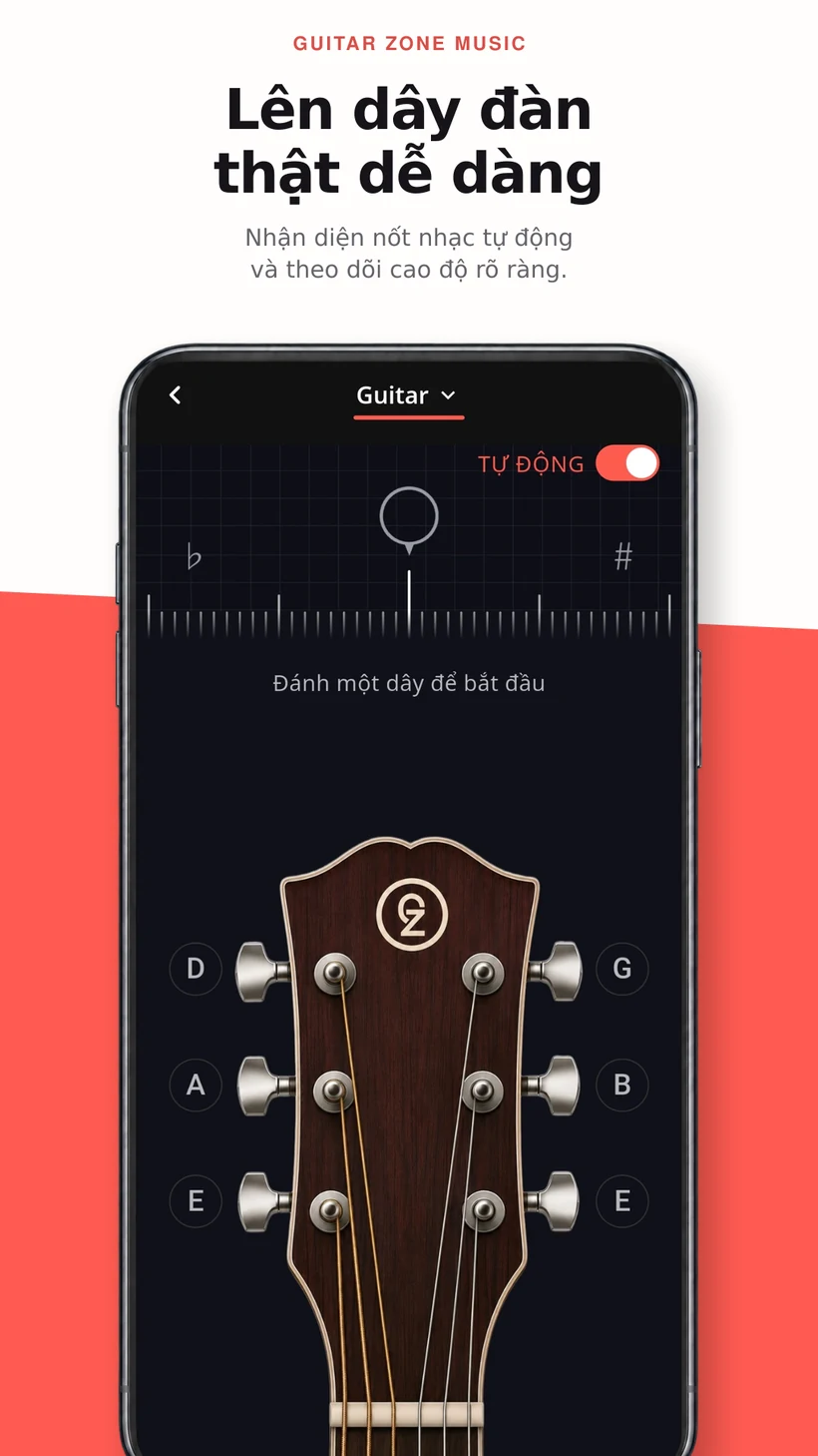 Guitar tuner của Guitar Zone Music